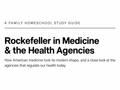 Rockefeller in Medicine & the Health Agencies